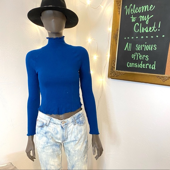 Free People Tops - Free People Royal Blue Top Free People Tops - Free People Royal Blue Top
